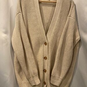 Quince Oversized Boyfriend Cardigan